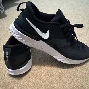 Nike Black and White Athletic Shoes